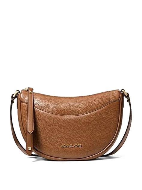 dover small half moon michael kors|Dover Small Leather Crossbody Bag .